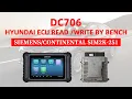DC706 - HYUNDAI SIM2K-251 ECU BY BENCH