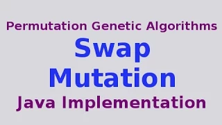 Genetic Algorithms Swap Mutation with Java Implementation
