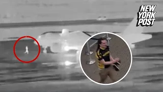 New shows final moments of disturbed passenger who died after climbing into Delta plane engine