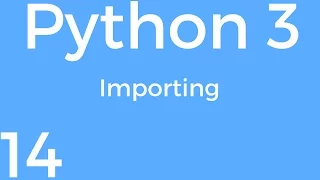 Part 14 Python 3 for Beginners - Importing Random and Time
