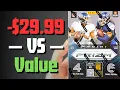COST - 29 99 vs CARD VALUES