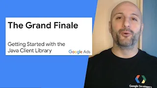 Getting started with the Java client library - The grand finale