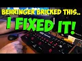 I found a solution to the Behringer Firmware Fails - Synthtribe issues part 3