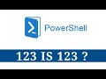Compare two strings in Powershell
