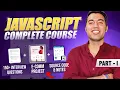 JavaScript Full Course Tutorial for Beginners in Hindi Free Notes with 10 Projects P-1
