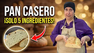 Cómo Hacer PAN CASERO Fácil y Crujiente | Sin Masa Madre y Listo en 4 Horas