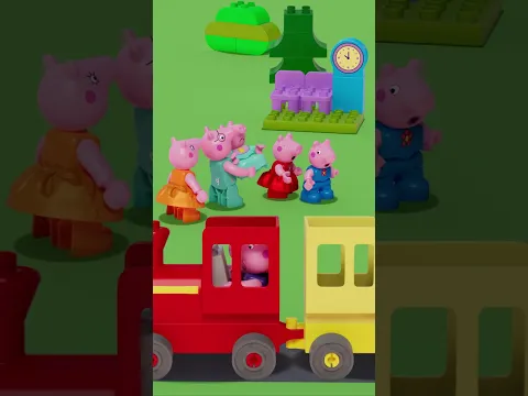 Where’s Peppa Pig’s Train? 🚂 #PeppaPigTales #Shorts #LEGODUPLO