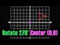 Counterclockwise 270 Degree Rotation About the Origin