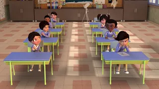 عمر زعل من صاحبة بعد اللي حصل بسبب امتحان العلوم 