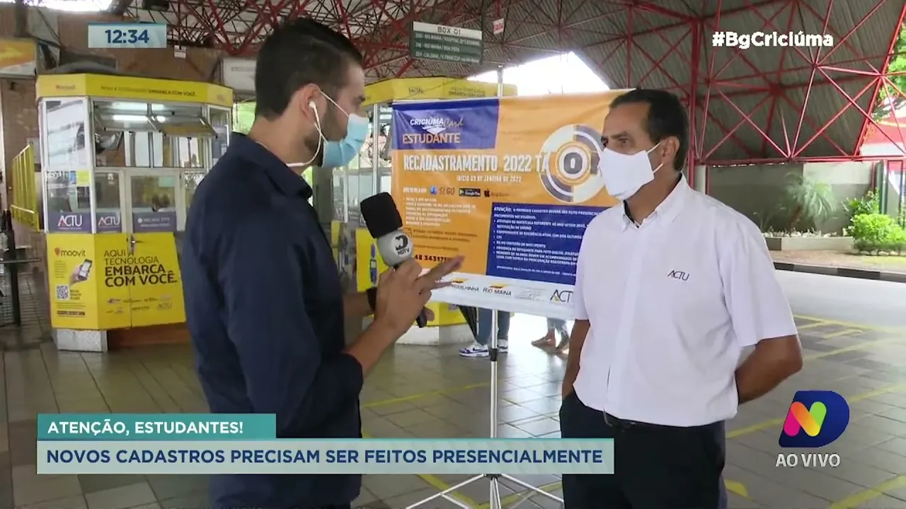 Recadastramento do CriciumaCard Estudante já pode ser realizado pela internet