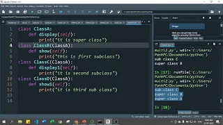 Hierarchical Inheritance in Python Python Inheritance Concept Python Tutorials for in Hindi