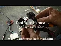 Wire Harness and Color Codes for Ford Lincoln Mercury Car Stereo HELP
