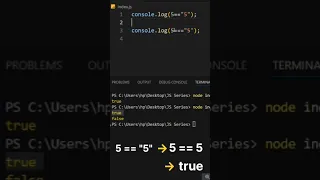 Difference between VS in JavaScript JS double equals vs triple equals JS interview