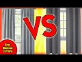 BEST BLACKOUT CURTAINS Nicetown Blackout Curtains VS Target Room Essentials Light Blocking Curtain