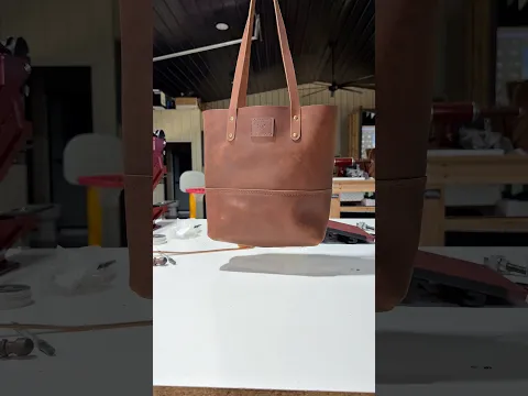 Making A Leather Bag