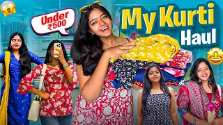 🛍️My Kurti Haul - Under ₹500😱 | Cotton and super quality ah erruku🤩 | #missmiracle