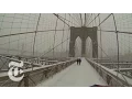 Umbrella Cam s View of Wintry New York The New York Times
