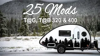 25 Great Mods for your T G T B 320 400 Teardrop Trailers