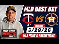 Twins at Astros 26 MLB Best Bet - MLB Picks and Predictions Jason Sharpe Doc Sports
