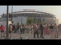 Fans flock outside Paycor Stadium for a glimpse of Taylor Swift concert