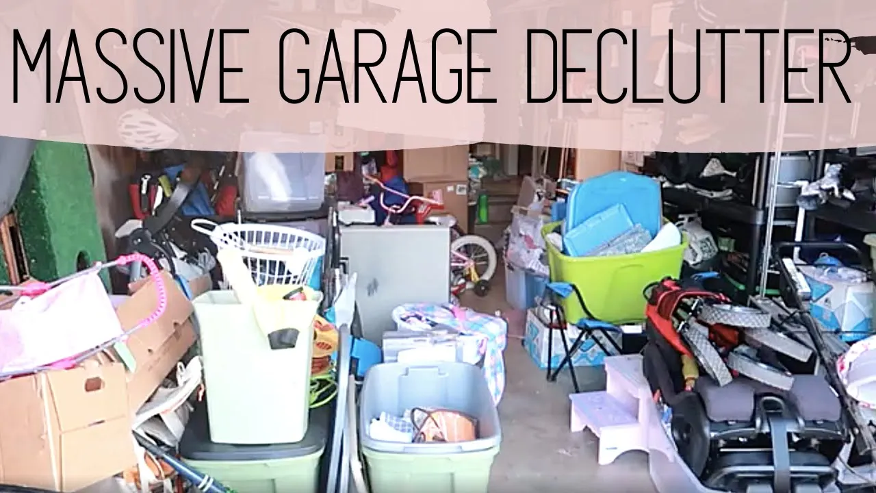 KONMARI GARAGE DECLUTTER 2020