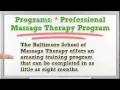 Massage Therapy Schools in Baltimore MD Therapist Certification