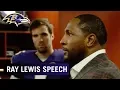 Watch Ray Lewis Inspiring Locker Room Speech