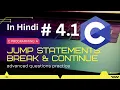 Lecture 4 1 Jump Statements Break Continue Explained with Examples C Programming