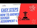 SUS1501 ASSIGNMENT 4 ANSWERS EASY STEPS 2025 SEMESTER 2