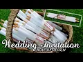 ROLL-UP WEDDING INVITATION HOW TO MAKE AND STEP BY STEP TUTORIAL alonaea3807
