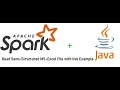 Spark with Java to read MS-Excel file sheets with Example