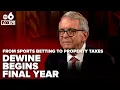 One more year Ohio Governor Mike DeWine on sports betting marijuana and 2026 race