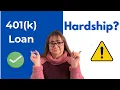 401 k Loan vs Hardship Wit rawal What you need to know
