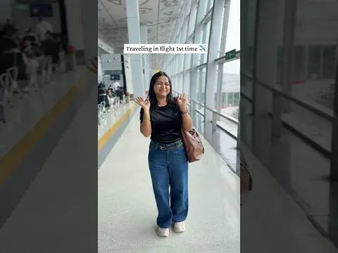 1st time travelling in flight 🥹 #Shorts #comedy #trending