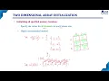 Two Dimensional Initialization Array in C Lec 115 C Programming Tutorials