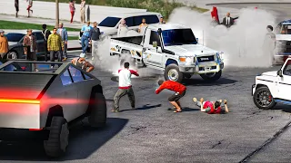 الاغنياء بالجامعة اشتروا شاص عشان يذلّون راعيه بس راعي الشاص ما سكت لهم وكسر الجي كلاس قدامهم🔥gta 5