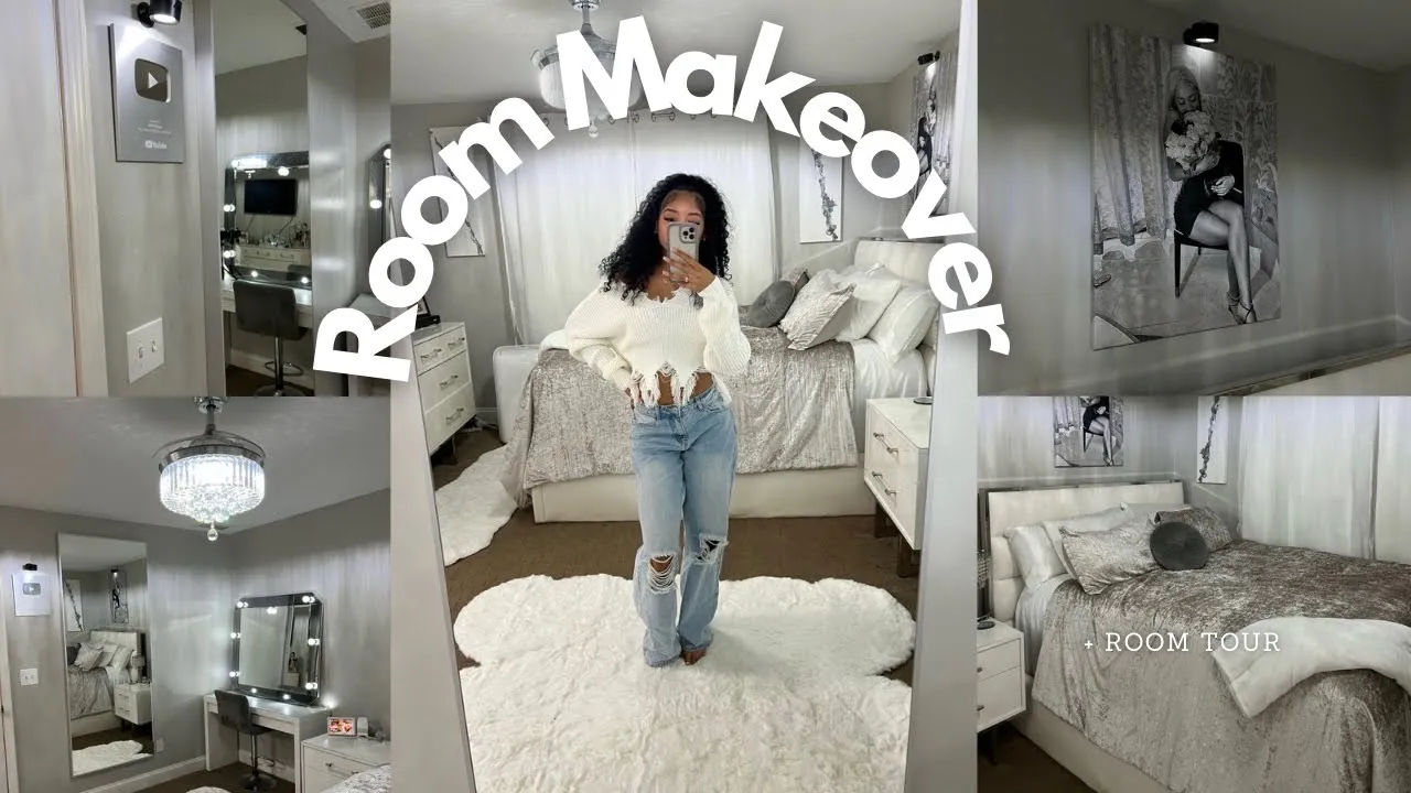 EXTREME Room Transformation + Room Tour | Vlogmas Day 1