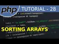Sorting Arrays - PHP Tutorial For Beginners With Examples