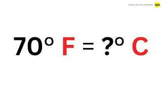 What is 70 degrees Fahrenheit in Celsius - QnA Explained