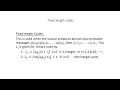 Fixed length codes