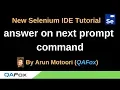New Selenium IDE - Part 59