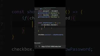 HTML and JavaScript Input Toggle for Showing Passwords