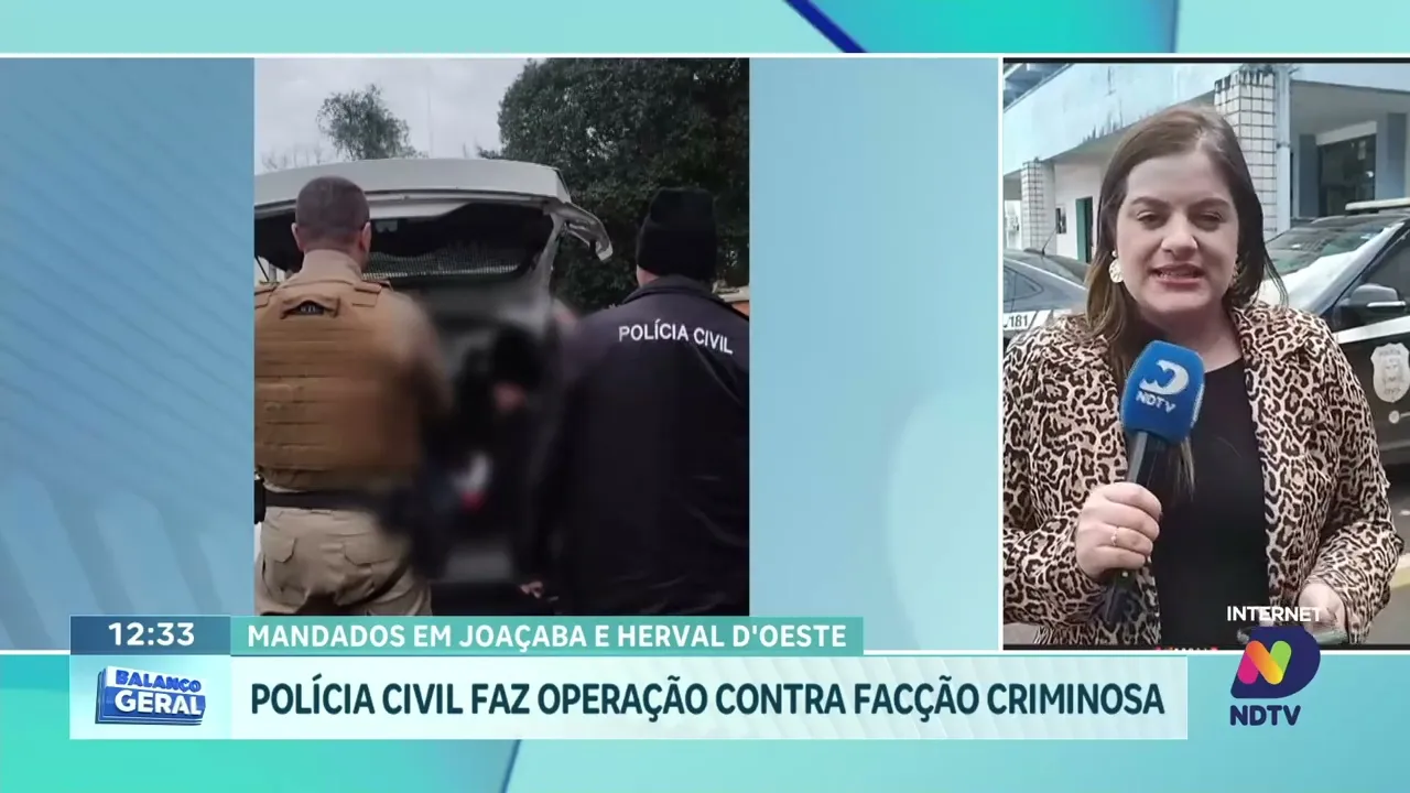 Polícia Civil Realiza Grande Operação Contra Facção Criminosa no Meio-Oeste