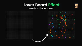 Hover Board Effect with HTML CSS Javascript Javascript Project Teenage Programmer