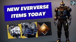 New Eververse Bright Dust Store Today - Exotic Ornaments Rare Shader and Finisher Destiny 2
