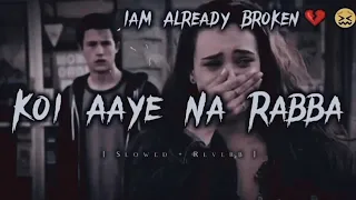 koi aaye na rabba 
