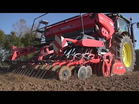 KUHN- SITERA 3030 + HR 3020 - Semoir en ligne mécanique (En action)