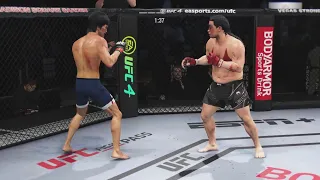 PS5 Bruce Lee vs Mia Sweetheart BBW EA Sports UFC 4