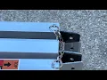 VNN Portable Wheelchair Ramp 4FT Non Slip Aluminum Folding Handicap Ramp Review
