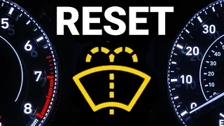 How to Fix Reset Low Windshield Washer Fluid Warning Light Stays On or Flashing